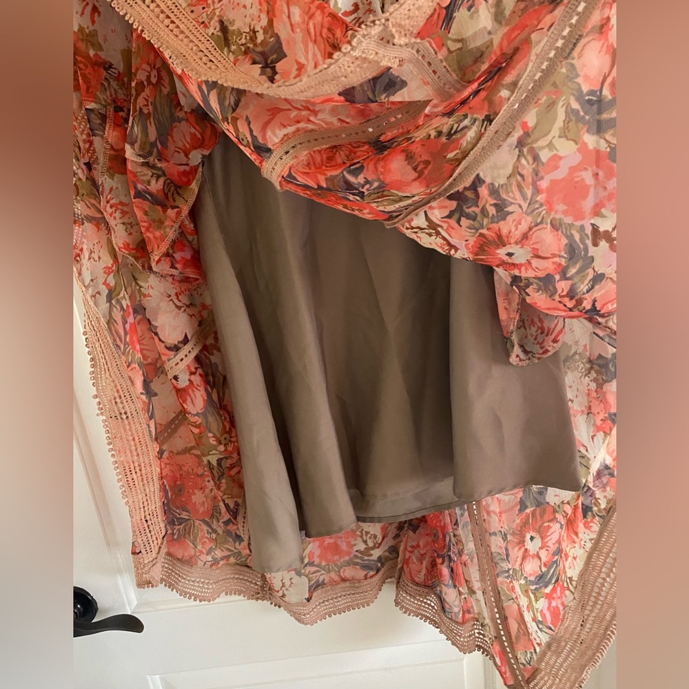 NWT -Anthropologie Ranna Gill Rose Bouquet Dress - size 2 - Picture 8 of 11